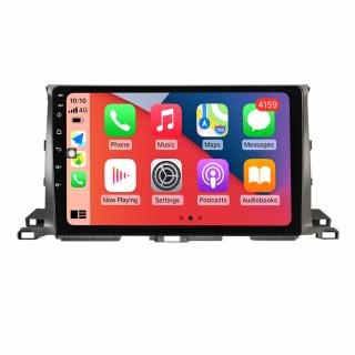 Navigatie Toyota Highlander din 2013-2018,  Android 14 , 4GB RAM, Octacore, Slot Sim 4G, DSP, GPS, Wi-FI, Carplay, Android Auto, USB, Bluetooth, Waze, Touchscreen, 9 inch