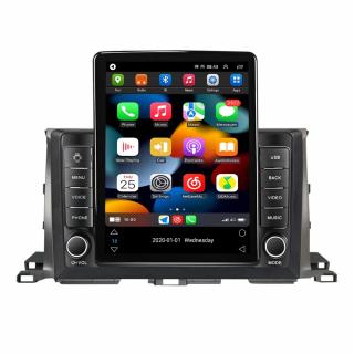 Navigatie Toyota Highlander din 2013-2018, Display TESLA 9.5 inch, 2GB RAM si 32GB ROM, Wireless Carplay si Android Auto, Procesor Octacore, Slot sim 4G, Sunet DSP, Camera Marsarier, Bluetooth, USB, W