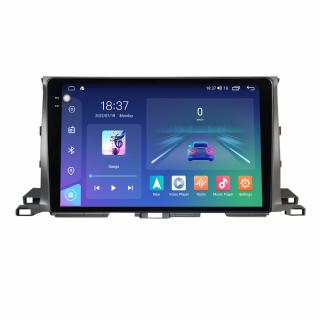 Navigatie Toyota Highlander din 2013-2018, Rezolutie 2K, Display QLED 9.5 inch, 4GB RAM si 64GB ROM, Android, Procesor Octacore, Slot sim 4G, Sunet DSP, Wireless Carplay si Android Auto, Camera Marsar