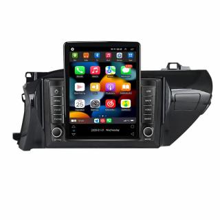 Navigatie Toyota Hilux din 2015-2020, Display TESLA 9.5 inch, 2GB RAM si 32GB ROM, Wireless Carplay si Android Auto, Procesor Octacore, Slot sim 4G, Sunet DSP, Camera Marsarier, Bluetooth, USB, Wi Fi,