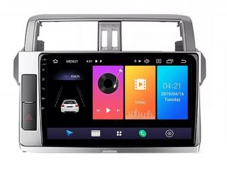 Navigatie Toyota Land Cruiser ( 2014 - 2017 ) 4GB RAM si 64GB ROM, Ecran QLED 9 inch, Android 14, Procesor Octacore, Slot sim 4G, Sunet DSP, Wireless Carplay si Android Auto, Camera Marsarier