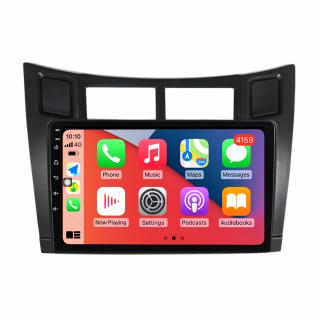Navigatie Toyota Yaris din 2005-2012,  Android 14 , 4GB RAM, Octacore, Slot Sim 4G, DSP, GPS, Wi-FI, Carplay, Android Auto, USB, Bluetooth, Waze, Touchscreen, 9 inch