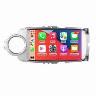 Navigatie Toyota Yaris din 2010-2018, Android 14 , 4GB RAM, Octacore, Slot Sim 4G, DSP, GPS, Wi-FI, Carplay, Android Auto, USB, Bluetooth, Waze, Touchscreen, 9 inch