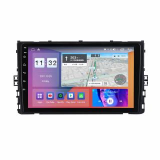 Navigatie Volkswagen Golf Jetta Tiguan Passat Seat Skoda dupa 2018, 8GB RAM si 128GB ROM, Ecran QLED 9 inch, Android 14, Procesor Octacore, Slot sim 4G, Sunet DSP, Wireless Carplay si Android Auto, Ca