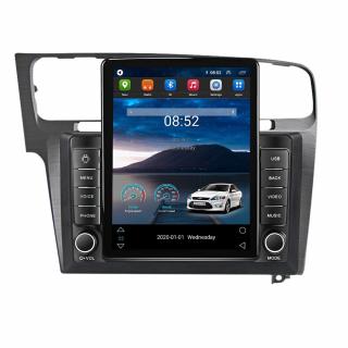 Navigatie Volkwagen Golf 7, Ecran TESLA 9.7 inch, 4 GB RAM si 64 GB ROM, Slot Sim 4G, Procesor Octa Core, Carplay integrat, Procesor Sunet Digital DSP, Android, Aplicatii, Usb, Wi Fi, Bluetooth