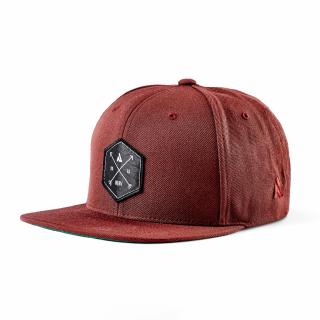 Snapback Bolt Maroon