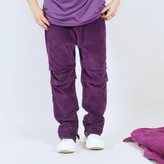 Pantalon de Reiat Violet   zipper