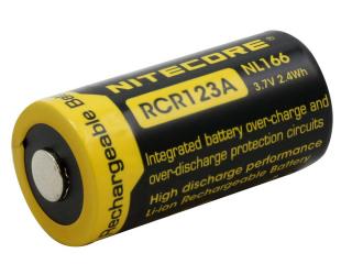 Acumulator 16340 Li-Ion 650 mah Nitecore NL166 RCR123A