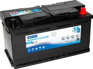 Acumulator Auto Exide DUAL AGM Marine si Caravane 95 Ah EP800