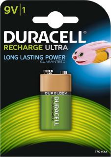 Acumulator Duracell Duralock 9V 170mAh, blister 1 buc