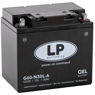 Acumulator Moto LandPort GEL 12V 30 Ah 325A L60-N30L-A echivalent L60-N30L-A