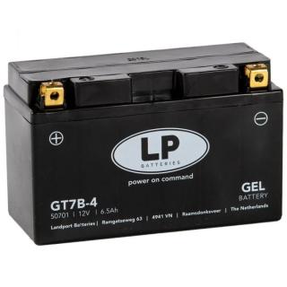 Acumulator Moto LandPort GEL 12V 6.5 Ah 110A LT7B-4 echivalent YT7B-BS
