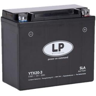 Acumulator Moto LandPort SLA 12V 18 Ah 310A LTX20-3 echivalent YTX20L-BS