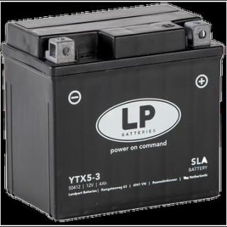 Acumulator Moto LandPort SLA 12V 4 Ah 80A LTX5-3 echivalent YTX5L-BS