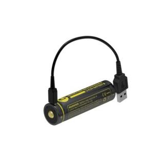 Acumulator Reincarcabil Micro USB 18650 Li-Ion 2600 mah Nitecore NL1826R
