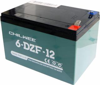 Acumulator VRLA Ciclic AGM 12V 12Ah(2hr) 6-DZF-12   6-DZM-12 pentru biciclete electrice F2, prindere cu papuc