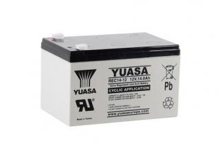 Acumulator VRLA Ciclic AGM Yuasa 12V 14Ah REC14-12 pentru biciclete electrice