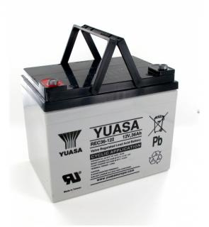 Acumulator VRLA Ciclic AGM Yuasa 12V 36Ah REC36-12 pentru biciclete electrice