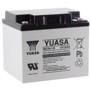 Acumulator VRLA Ciclic AGM Yuasa 12V 50Ah REC50-12 pentru biciclete electrice