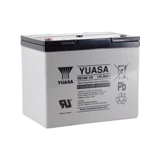 Acumulator VRLA Ciclic AGM Yuasa 12V 80Ah REC80-12 pentru biciclete electrice