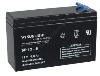 Acumulator VRLA SUNLIGHT 12V 6 Ah cod SPA 12-6