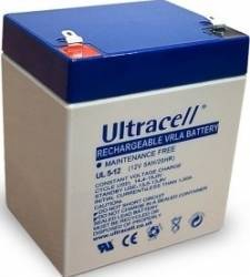 Acumulator VRLA Ultracell 12V, 5Ah UL5-12 F1