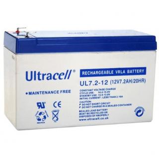 Acumulator VRLA Ultracell 12V, 7.2Ah UL7.2-12 F1