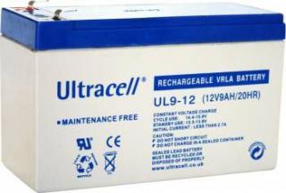 Acumulator VRLA Ultracell 12V, 9Ah UL9-12 F2