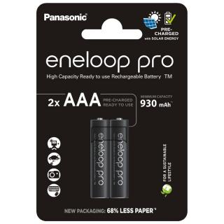 Acumulatori Panasonic Eneloop Pro AAA 900mAh 500 cicluri, bl 2 buc BK-4HCCE 2BE