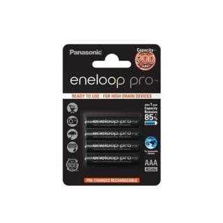 Acumulatori Panasonic Eneloop Pro AAA 900mAh 500 cicluri, bl 4 buc BK-4HCCE 4BE