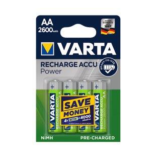 Acumulatori Varta Power AA R6 2600 mah preincarcati blister 4 buc 05716