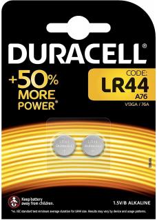 Baterie alcalina Duracell LR44 1.5V blister 2 buc