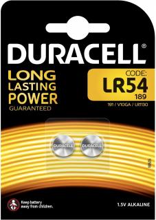 Baterie alcalina Duracell LR54 AG10 1.5V blister 2 buc