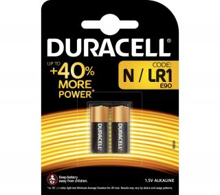 Baterie alcalina Duracell MN9100, LR1, dimensiunea N, blister 2 buc