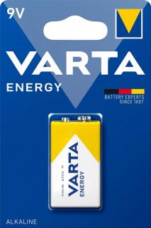 Baterie alcalina Varta Energy 6LR61 9V blister 1 bucata