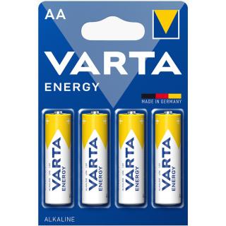 Baterie alcalina Varta Energy AA blister 4 bucati