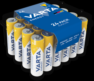 Baterie alcalina Varta Energy AA box 24 bucati