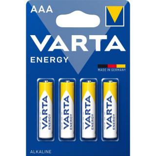 Baterie alcalina Varta Energy AAA blister 4 bucati