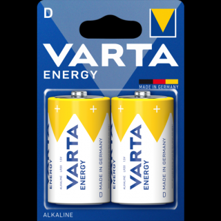 Baterie alcalina Varta Energy D blister 2 bucati