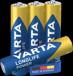 Baterie alcalina Varta Longlife Power AAA blister 4 bucati
