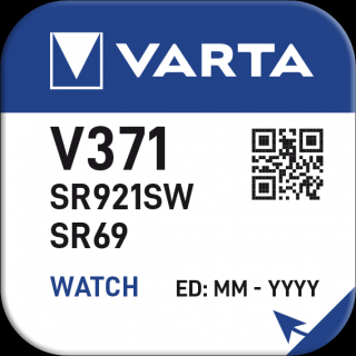 Baterie ceas Varta Silver Oxide V 371 SR920SW blister 1 buc