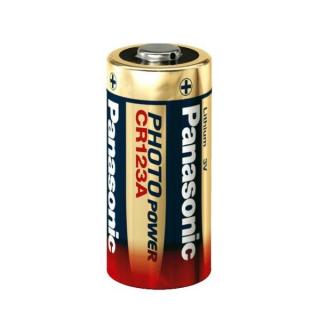 Baterie litiu 3V Panasonic CR123, blister 1 buc
