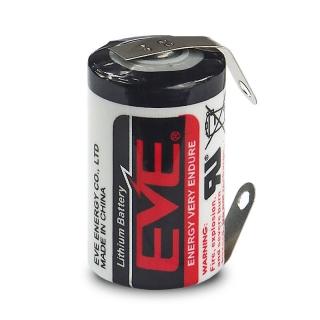 Baterie litiu EVE ER14250CNR 1 2AA 3,6V cu lamele echivalent 14250