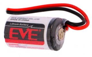 Baterie litiu EVE ER14250PR 1 2AA 3,6V cu fire echivalent 14250