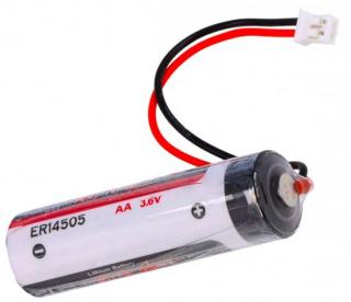 Baterie litiu EVE ER14505 PHR-2 AA 3,6V cu fire si mufa echivalent 14500