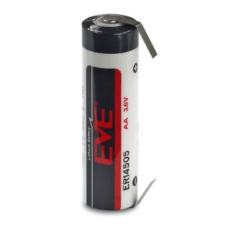 Baterie litiu EVE ER14505CNR AA 3,6V cu lamele echivalent 14500