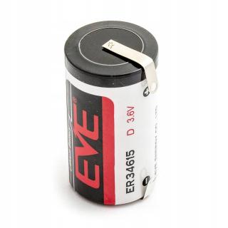 Baterie litiu EVE ER26500CNR C 3,6V cu lamele echivalent 26500
