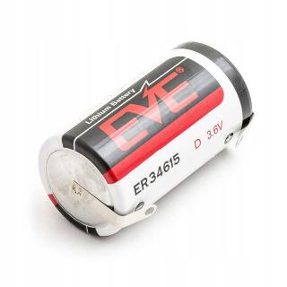 Baterie litiu EVE ER34615CNR D 3,6V cu lamele echivalent 33600