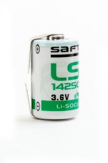 Baterie Litiu SAFT LS 14250CNR 1 2AA 3.6V cu urechi pentru lipire