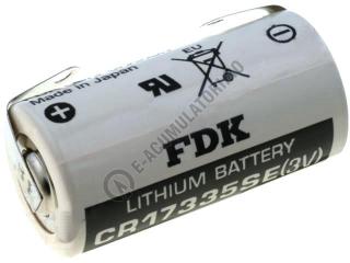 Baterie Litiu Sanyo FDK CR17335SE-B 3V  1800 mAh cu urechi pentru lipire